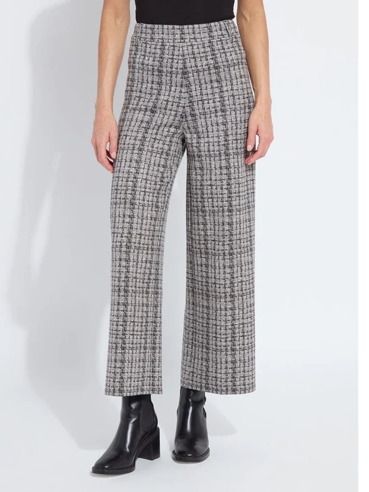 Nwt Lyss Erin High Waist Wide Leg Neoprene (28" Inseam) Pant